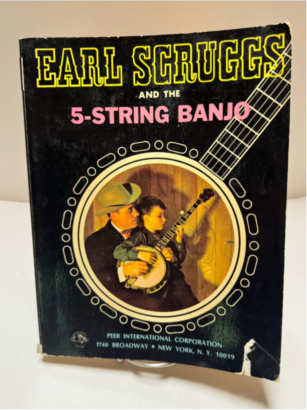 Earl Scruggs and the 5-String Banjo 1968 First Edition Instruction Book Vintage